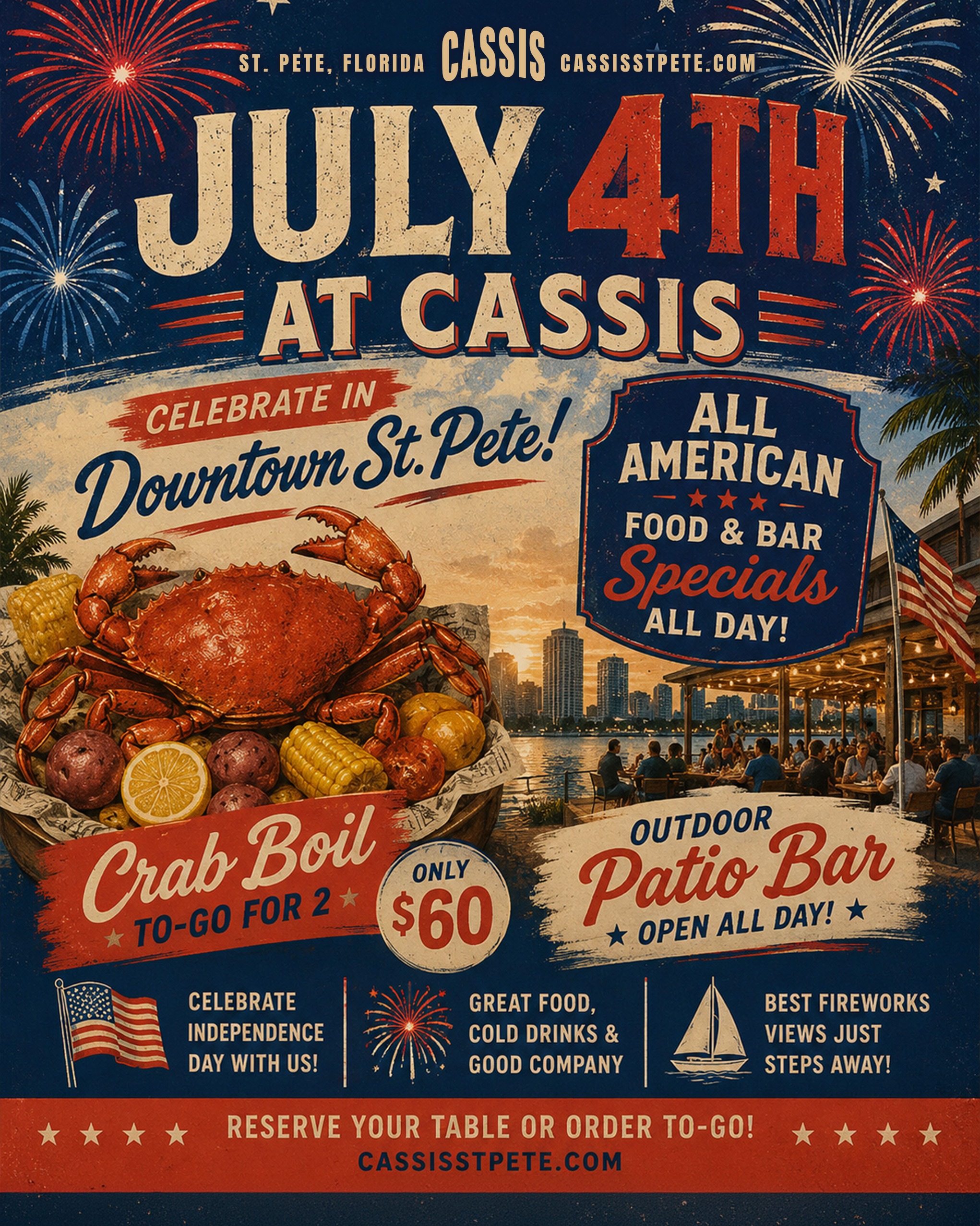 Cassis July 4th 4x5